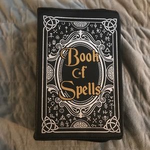 Witchy Book of Spells Gothic Purse